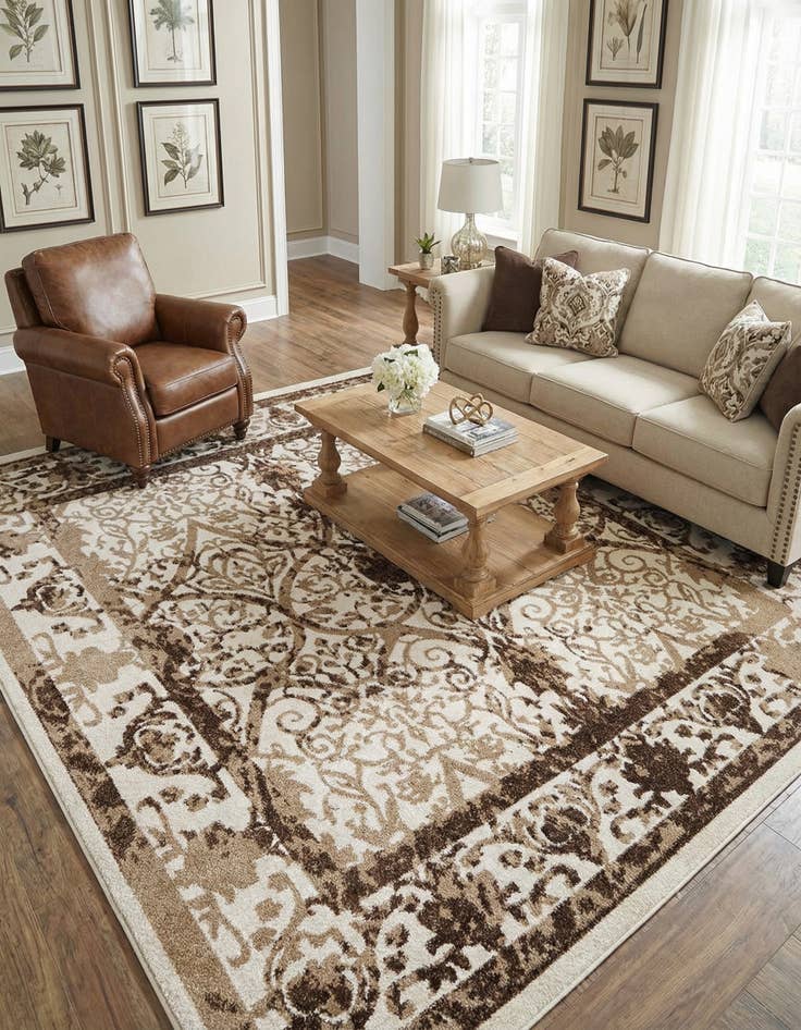 Detail image of 10' x 10' Miranda Square Rug
