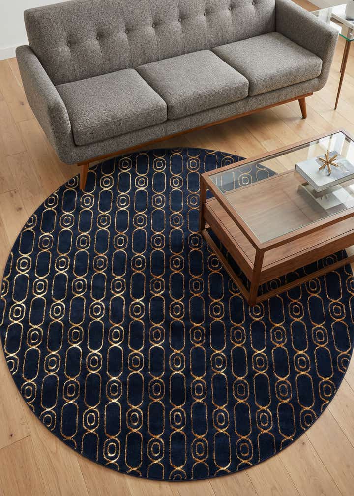 7' 10 x 7' 10 Vogue Geo Round Rug