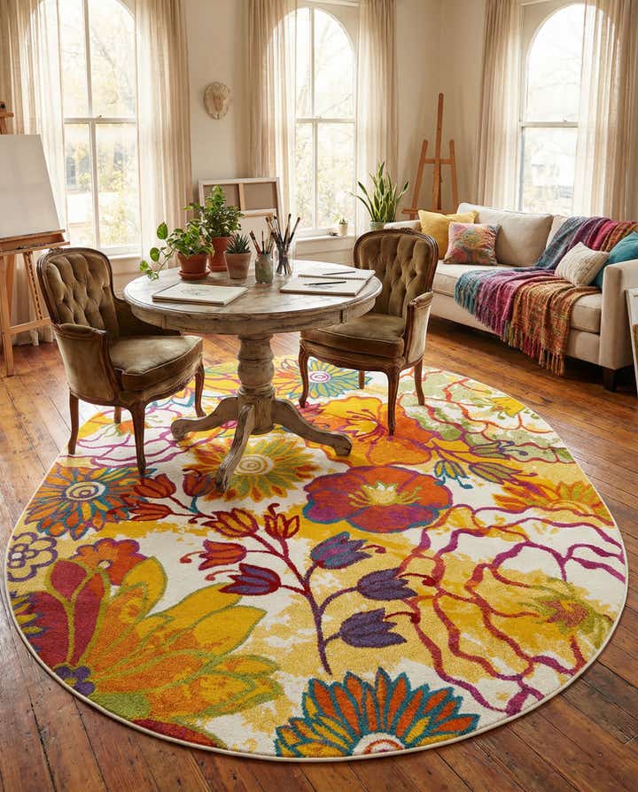 8' x 10' Tuscany Oval Rug