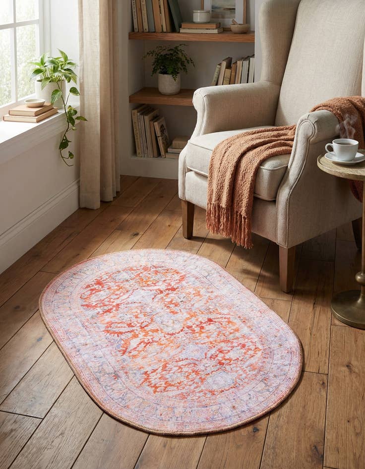 Detail image of  2' x 3' Timeless Oval Rug