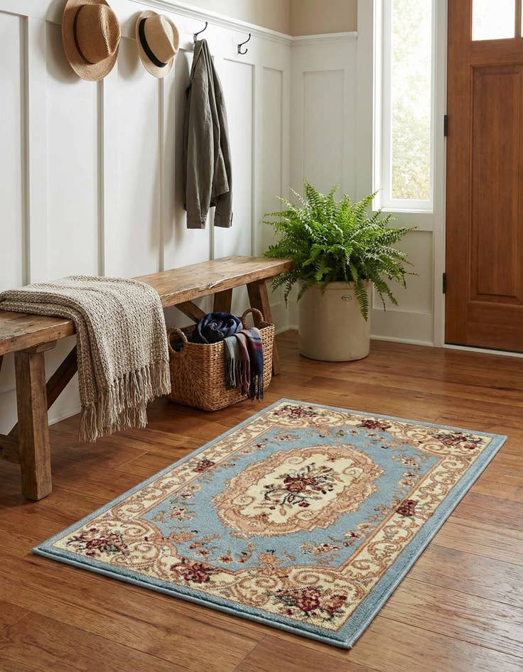 Detail image of 2' x 3' Classic Aubusson Rug