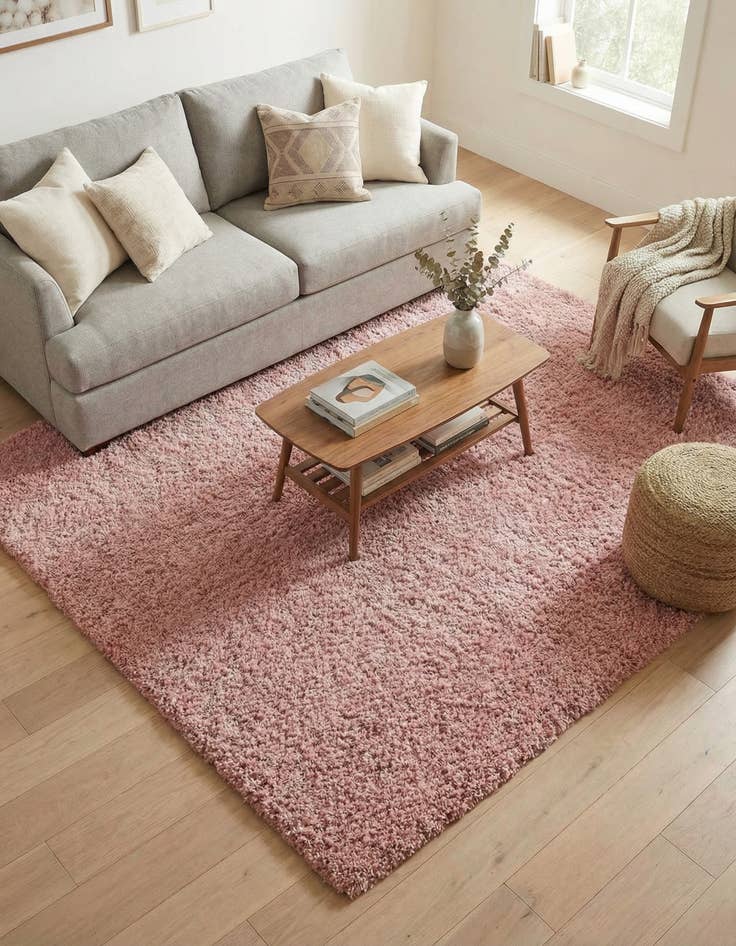 Detail image of 7' 8 x 7' 8 Zermatt Shag Square Rug