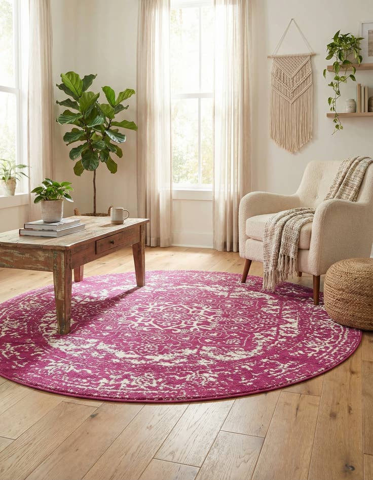 Detail image of 7' 10 x 7' 10 Arlington Round Rug