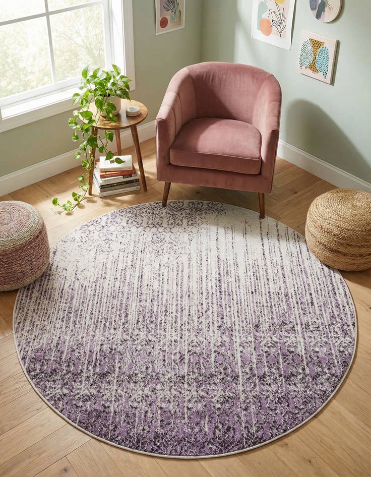 Detail image of 6' x 6' Angelica Round Rug