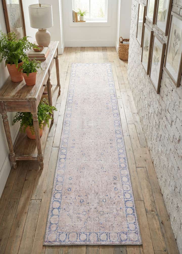 2' 6 x 12' Washable Timeless Runner Rug
