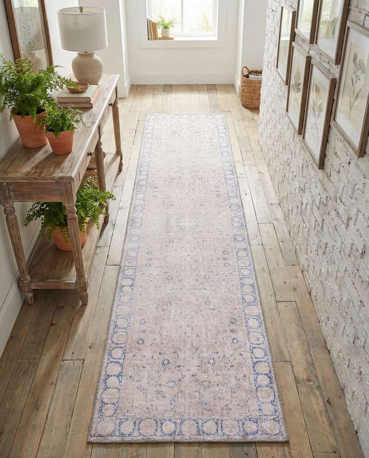 2' 6 x 12' Washable Timeless Runner Rug