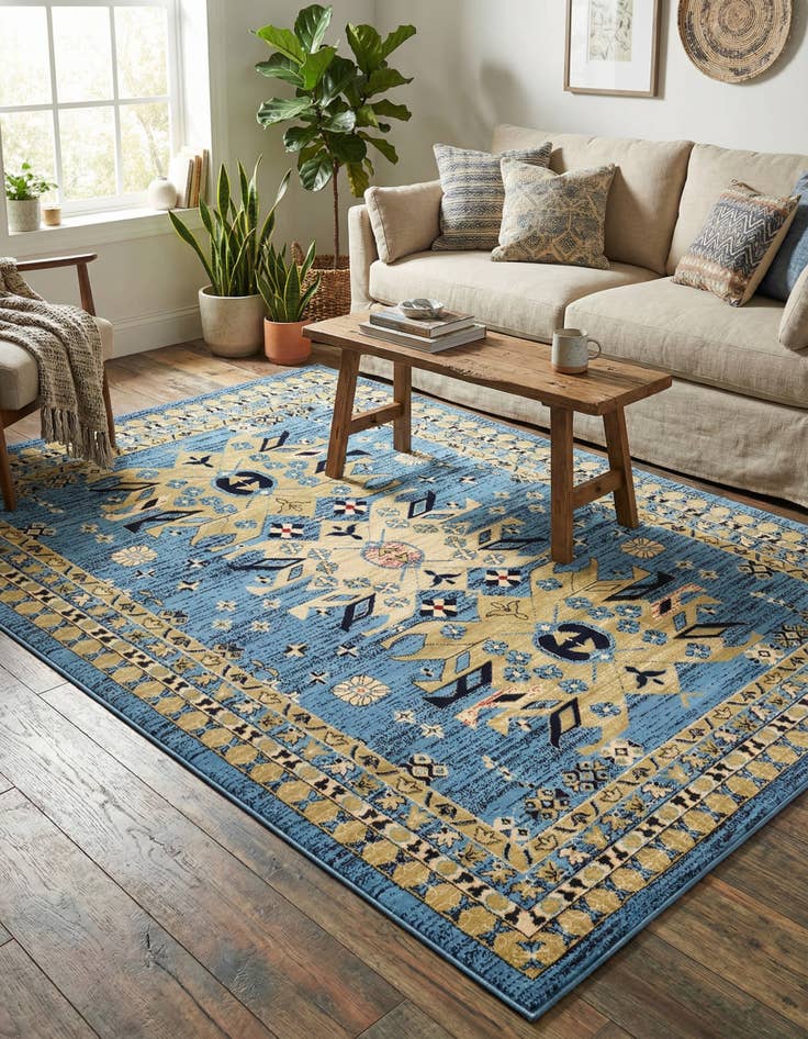 Detail image of 7' x 10' Heris Rug