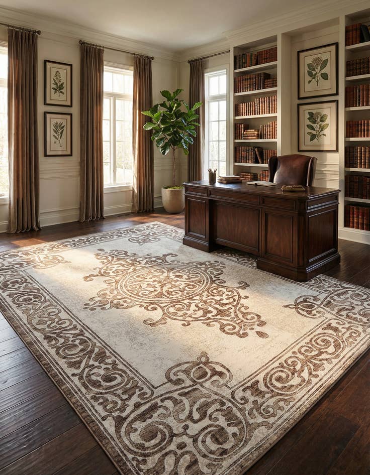 Detail image of 9' x 12' Hermitage Rug