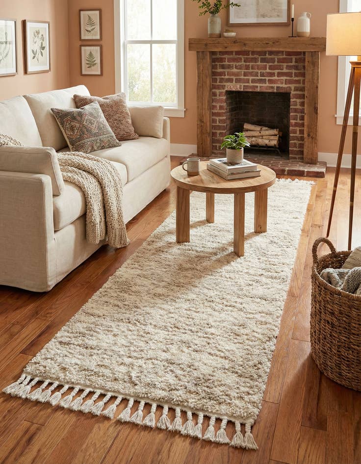 Detail image of 2' 7 x 8' 2 Athena Shag Runner Rug