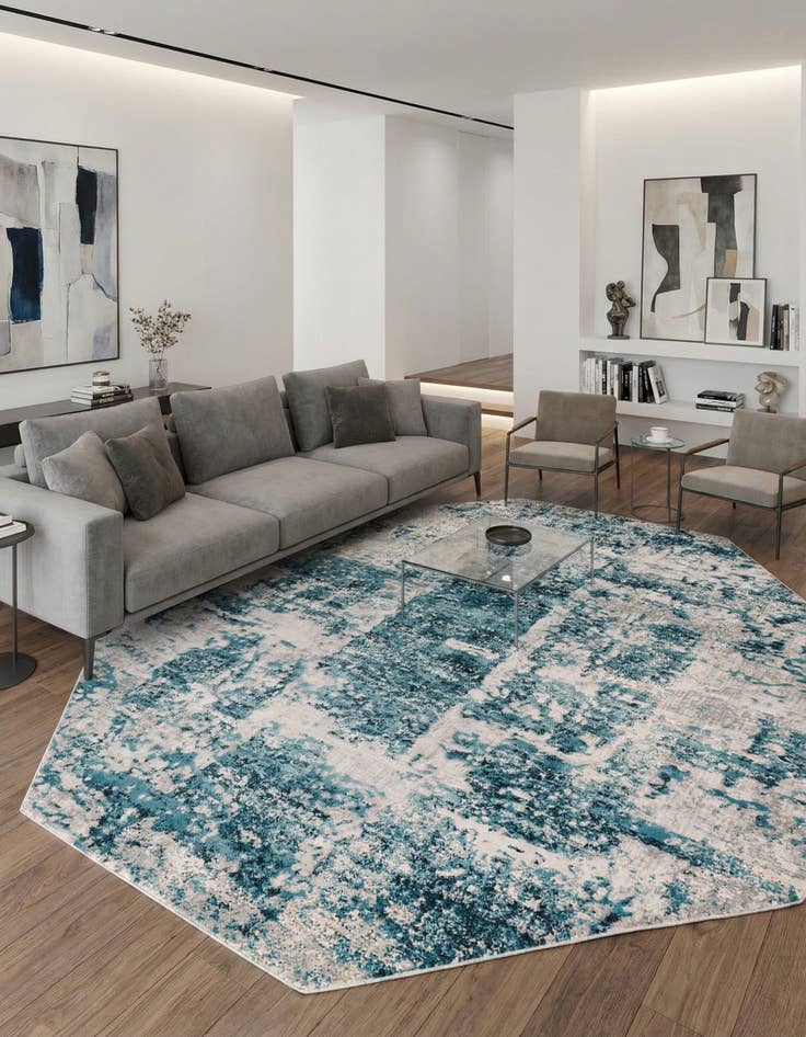 Detail image of 7' 10 x 7' 10 Finsbury Octagon Rug