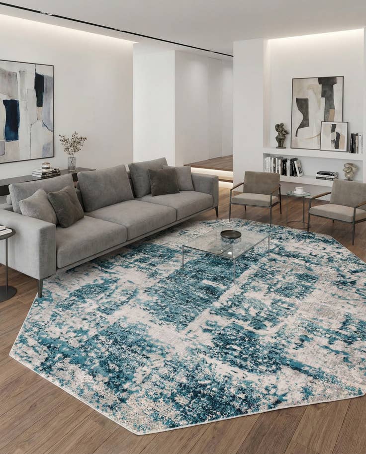 Detail image of 7' 10 x 7' 10 Finsbury Octagon Rug