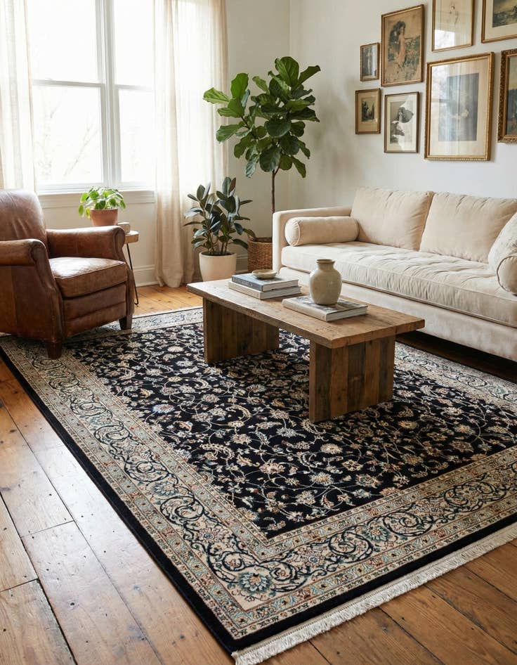 Detail image of 7' 10 x 10' Nain Design Rug