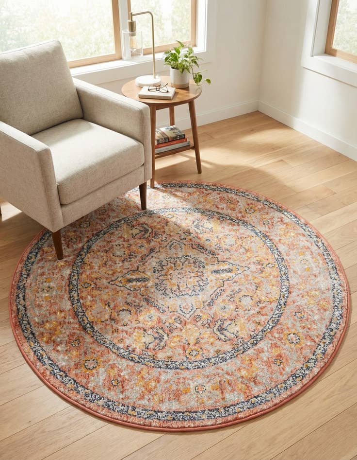 Detail image of 4' x 4' Lola Round Rug