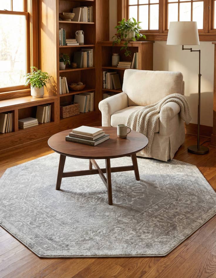 Detail image of 7' x 7' Oxford Octagon Rug