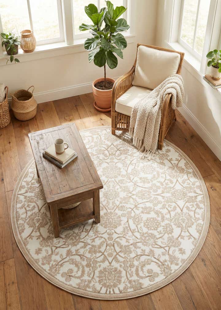 6' x 6' Himalaya Round Rug