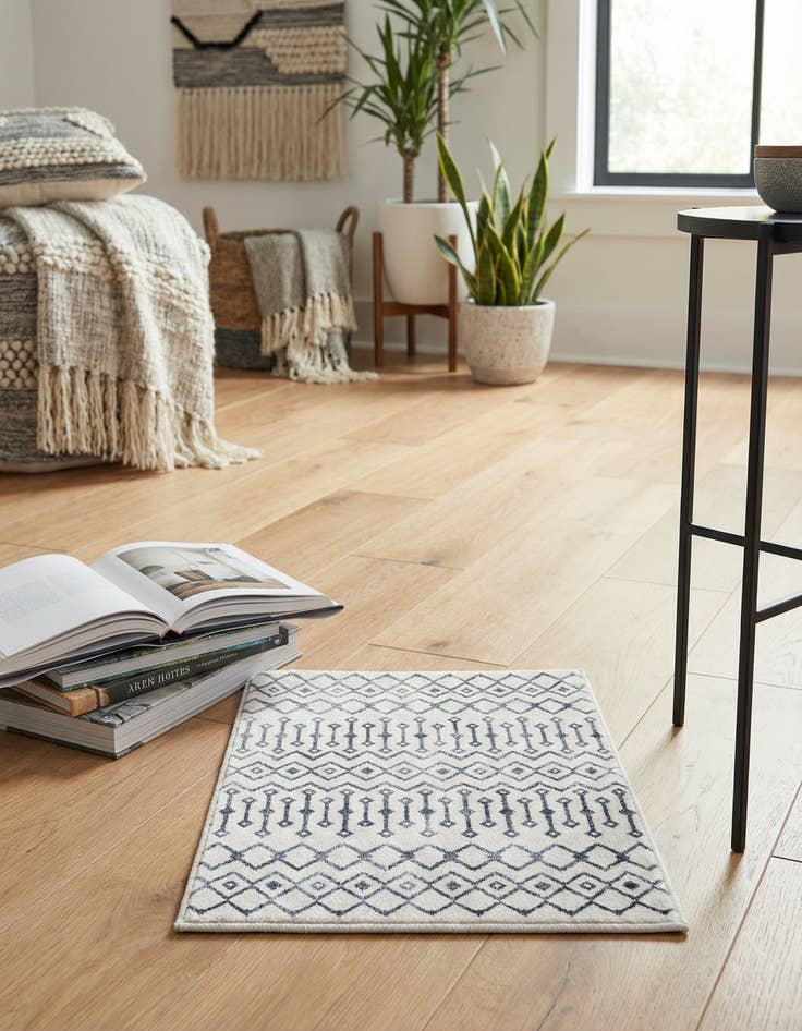 Detail image of 1' 4 x 1' 4 Bohemian Trellis Sample Rug