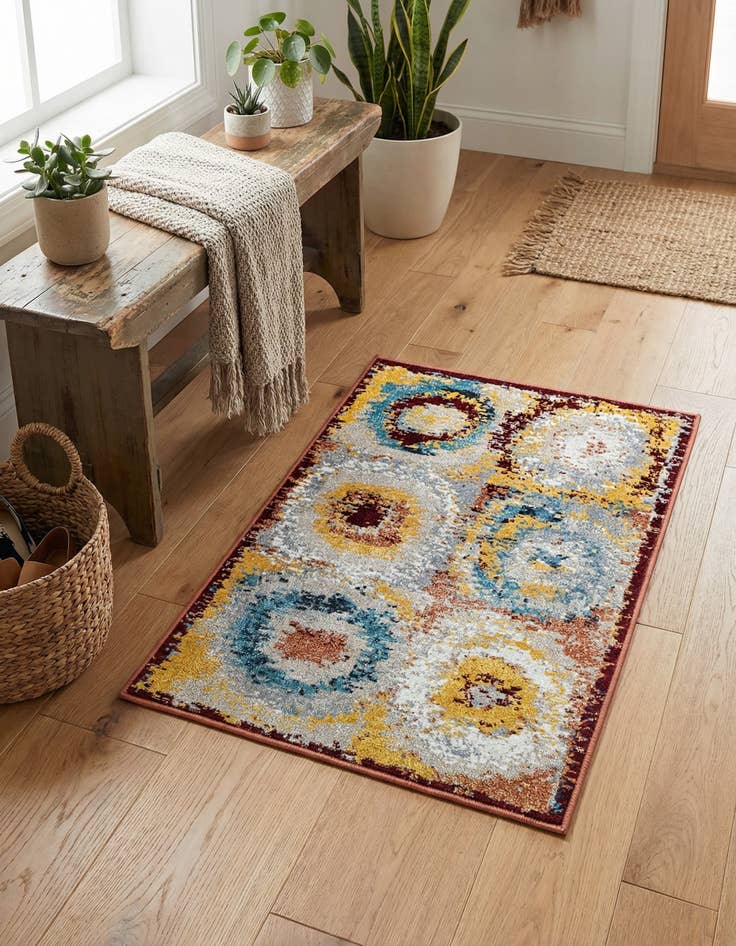 Detail image of 2' x 3' 1 Kamala Washable Rug