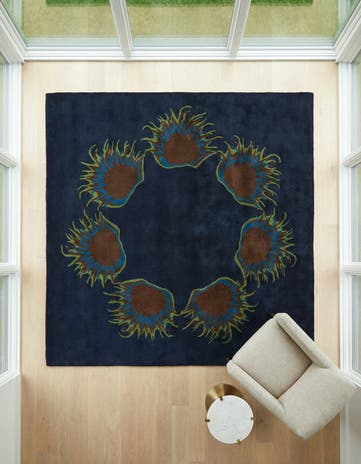 7' 6 x 7' 6 Luna Wool Square Rug