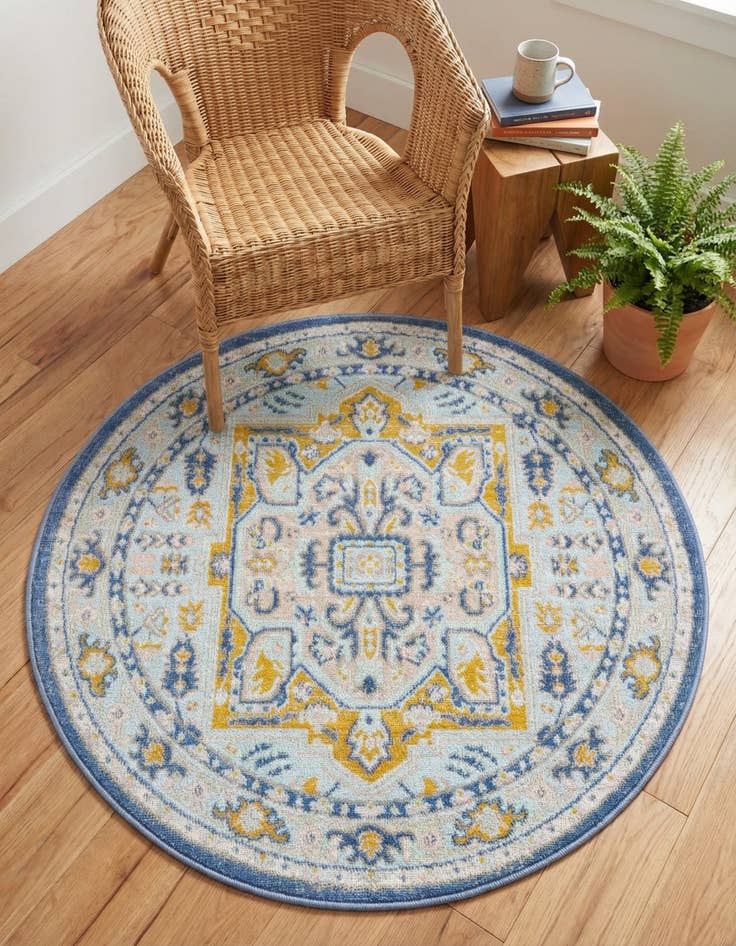 Detail image of 3' 3 x 3' 3 Whitney Round Rug