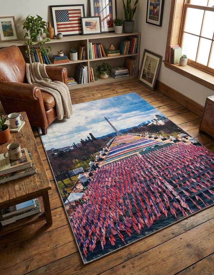 Detail image of 5' 3 x 7' 3 Capitol Rug