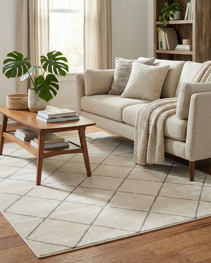 Detail image of 5' 3 x 7' Vogue Geo Rug