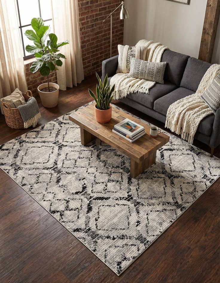 Detail image of 6' x 6' Tucson Square Rug