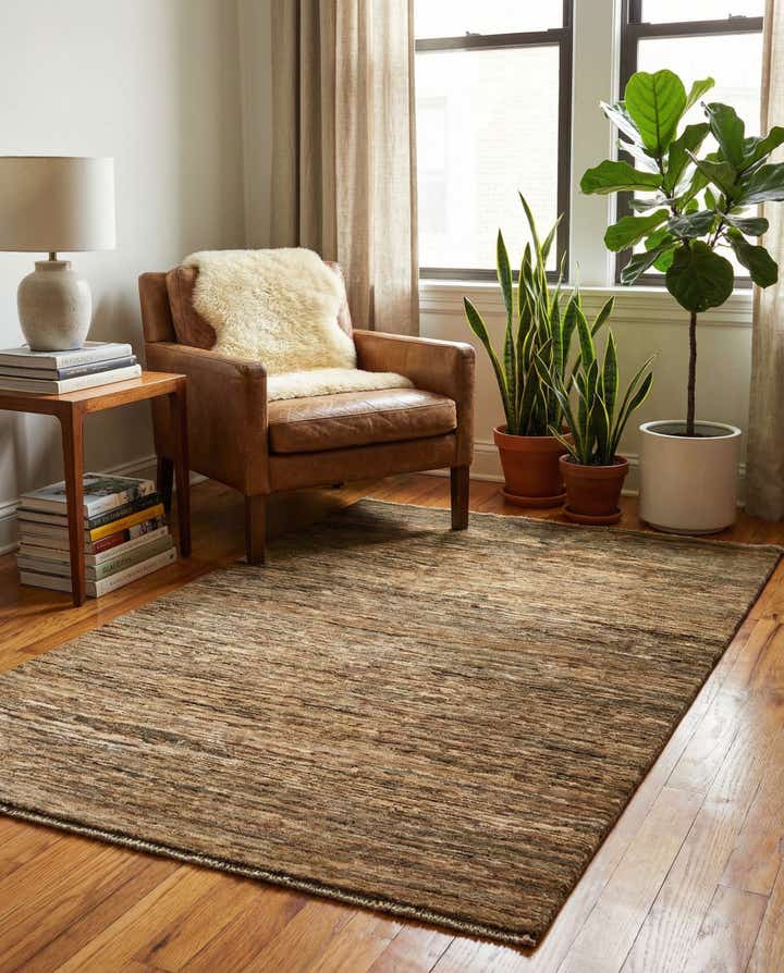 4' 2 x 6' 1 Hand Knotted Modern Ziegler Rug