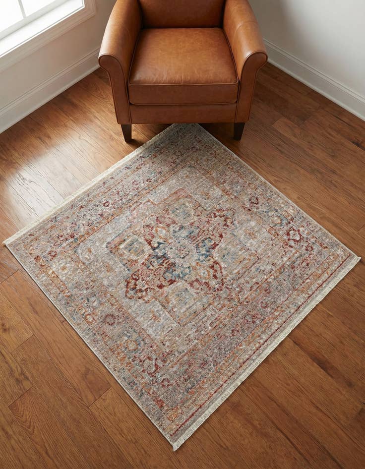 Detail image of 3' 3 x 3' 3 Noble Square Rug