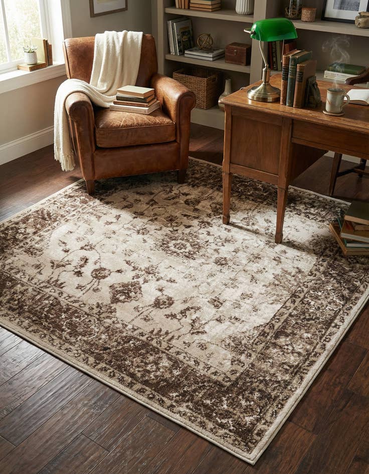 Detail image of 5' 3 x 5' 3 Nepal Square Rug