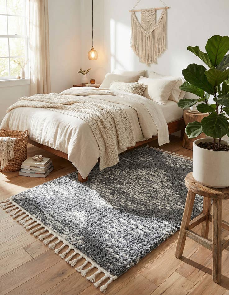 Detail image of 4' x 6' Serenity Shag Rug