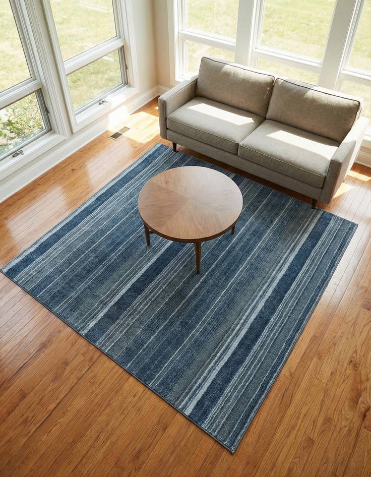 Detail image of 7' 3 x 7' 3 Gemstone Square Rug