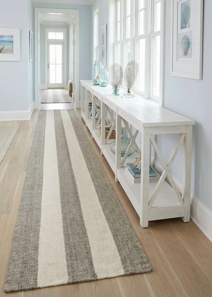2' 7 x 12' Hand Woven Jill Zarin Hamptons Runner Rug