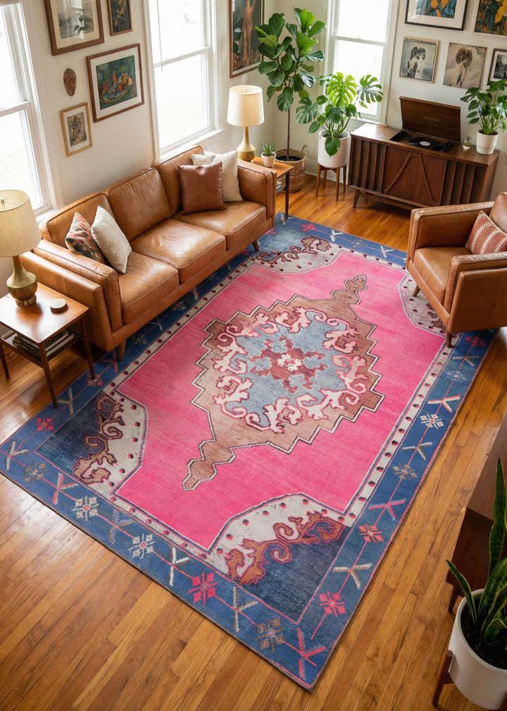 6' x 9' Washable Timeless Rug