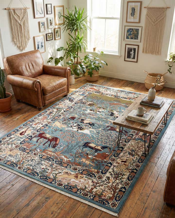 6' 1 x 9' Nain Design Rug