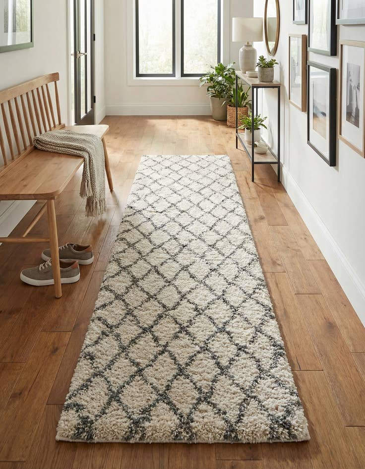 Detail image of 2' 7 x 12' Marrakesh Shag Runner Rug