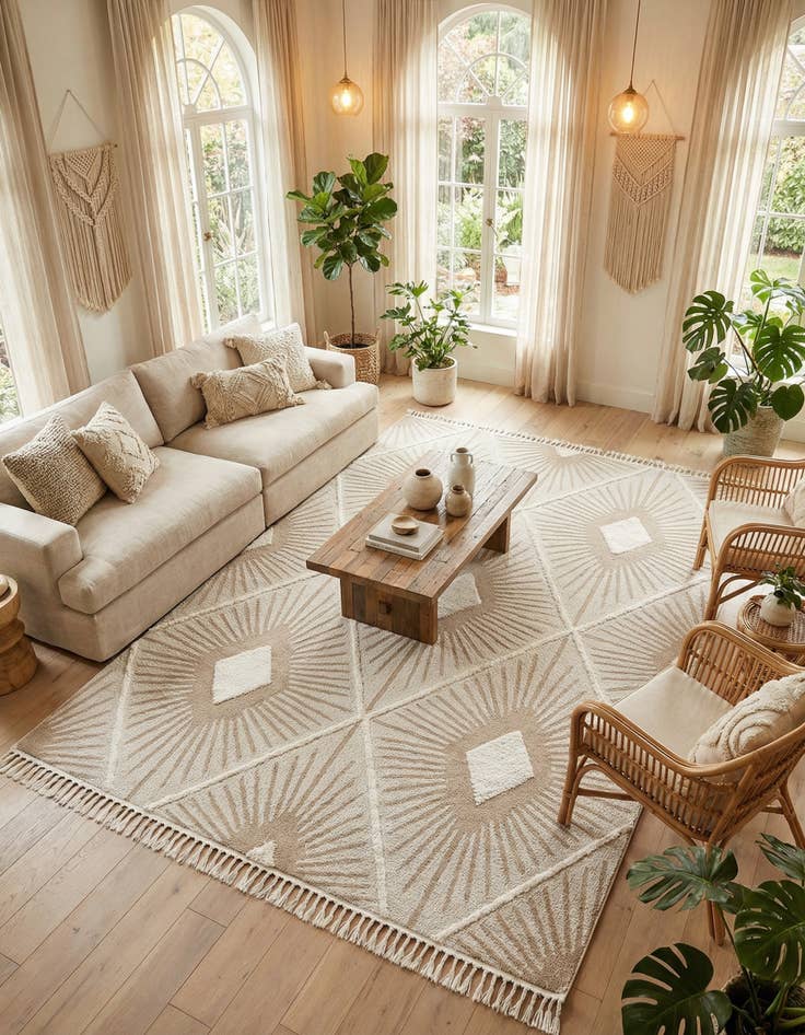 Detail image of 9' 6 x 14' 3 Boho Rug