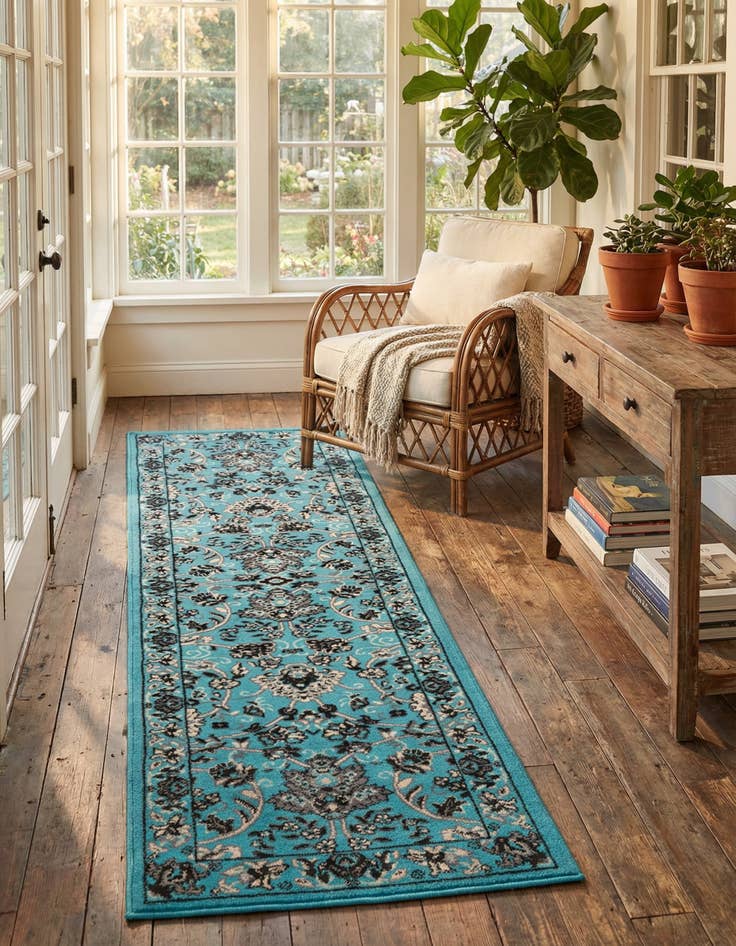 Detail image of 2' x 8' 2 Yasmin Runner Rug