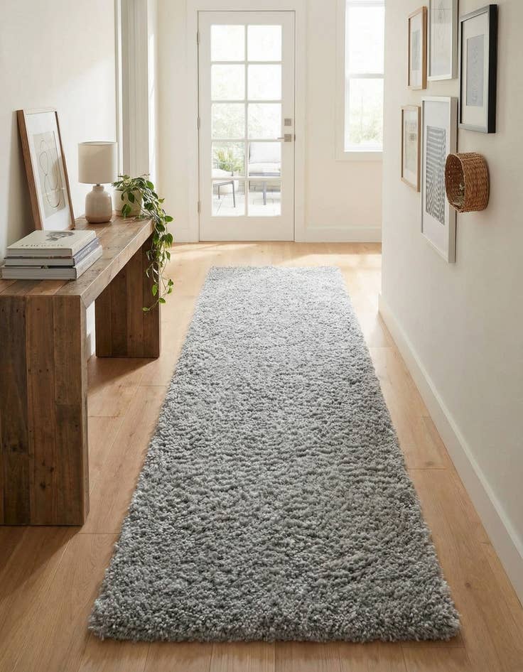 Detail image of 2' x 8' Zermatt Shag Runner Rug