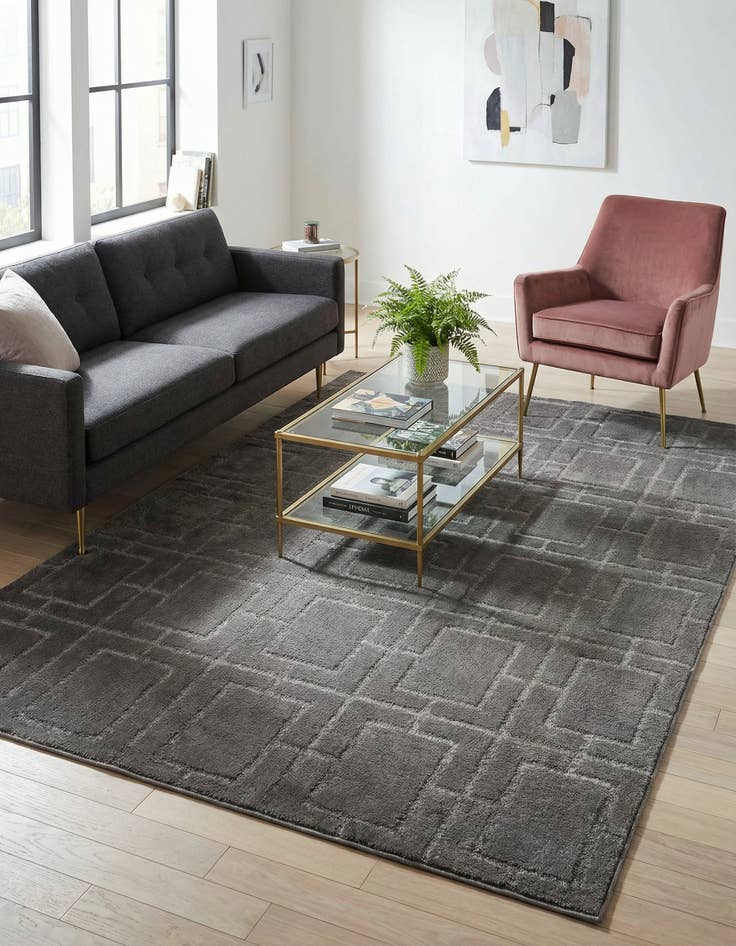 Detail image of 5' 3 x 8'  Marilyn Monroe&trade; Glam Deco Rug