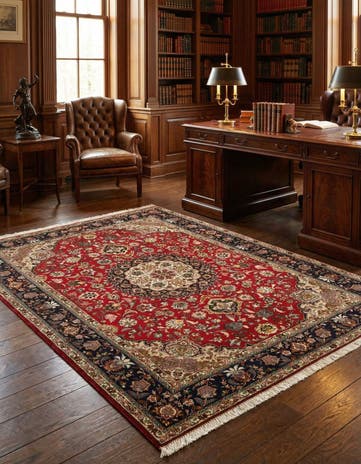 4' 11 x 6' 8 Tabriz Rug