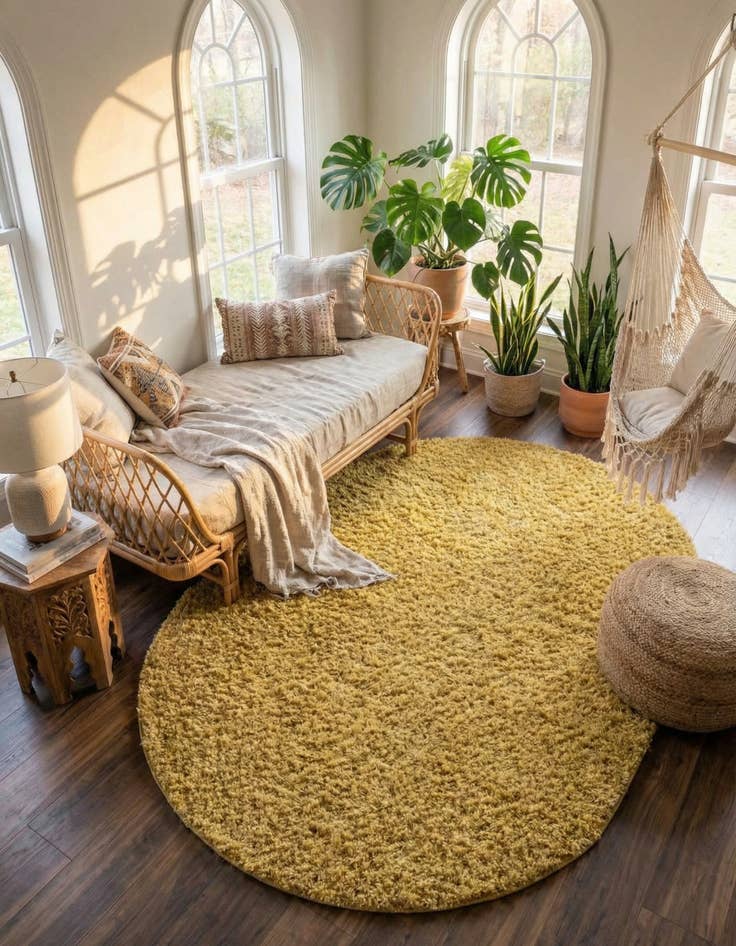 Detail image of 8' x 10' Everyday Shag Oval Rug