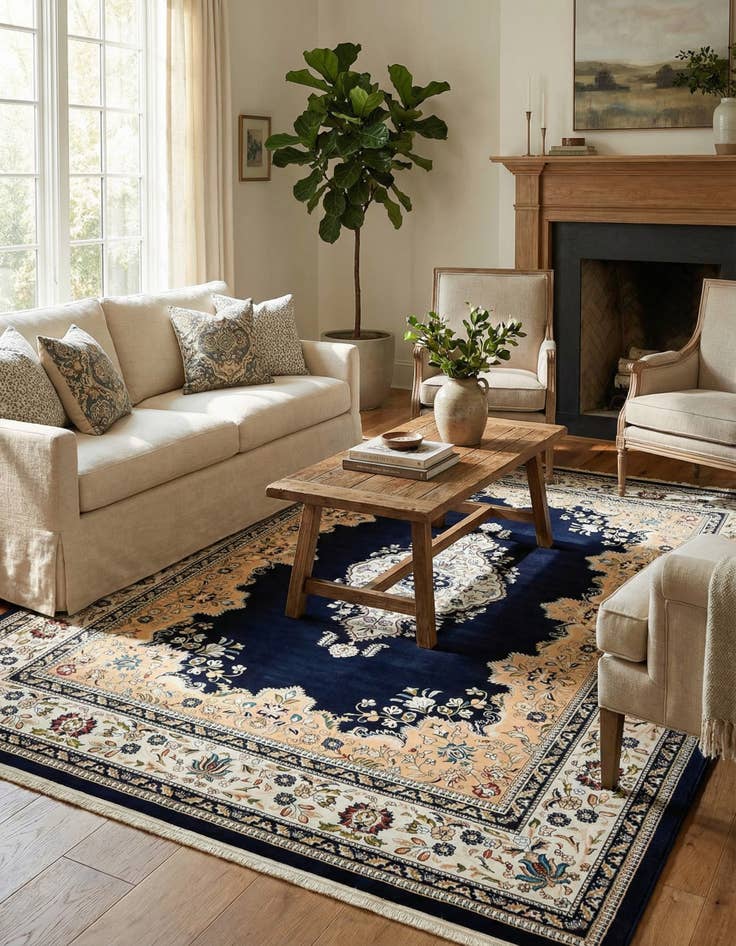 Detail image of 10' x 13' Nain Design Rug