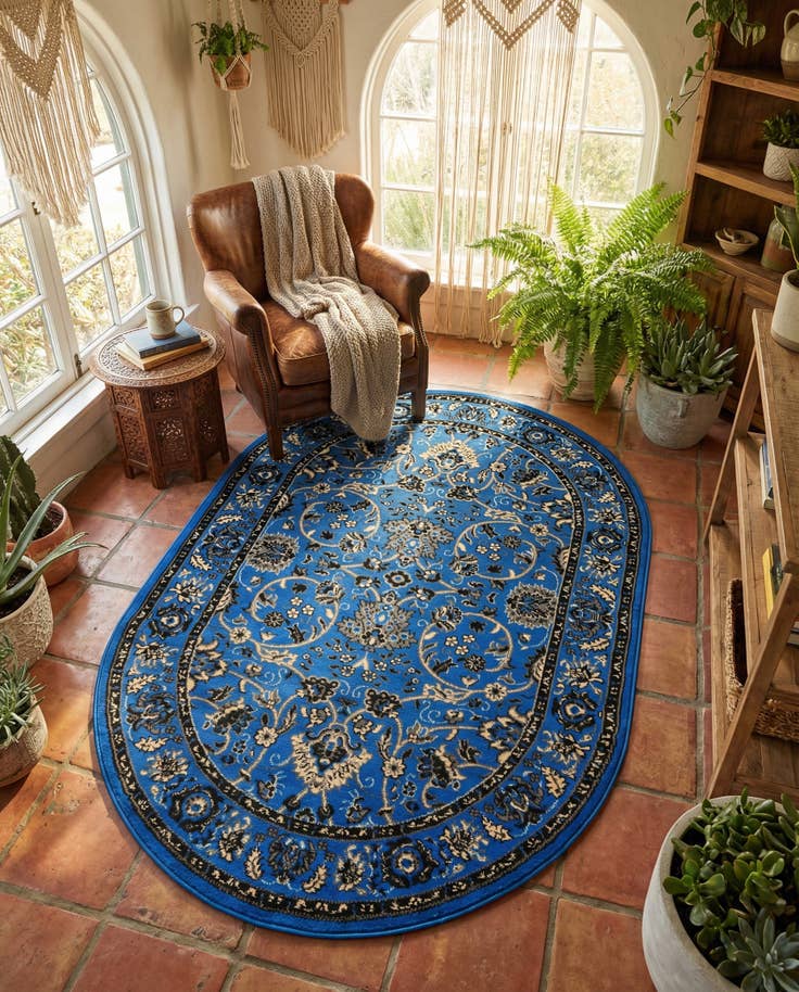 Detail image of 4' x 6' Yasmin Oval Rug