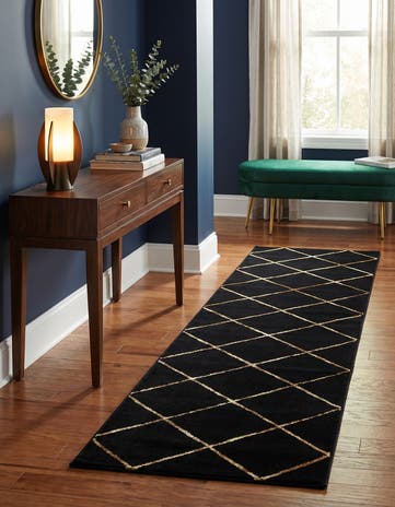 2' x 8' Vogue Geo Runner Rug