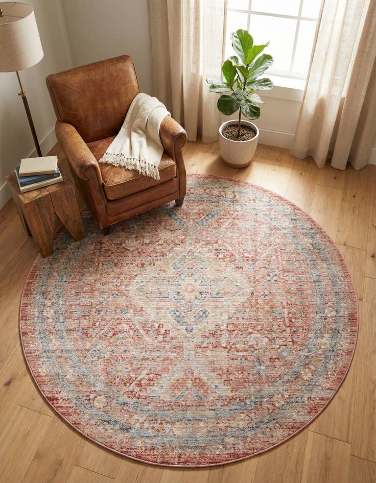Detail image of 5' x 5' Noble Round Rug