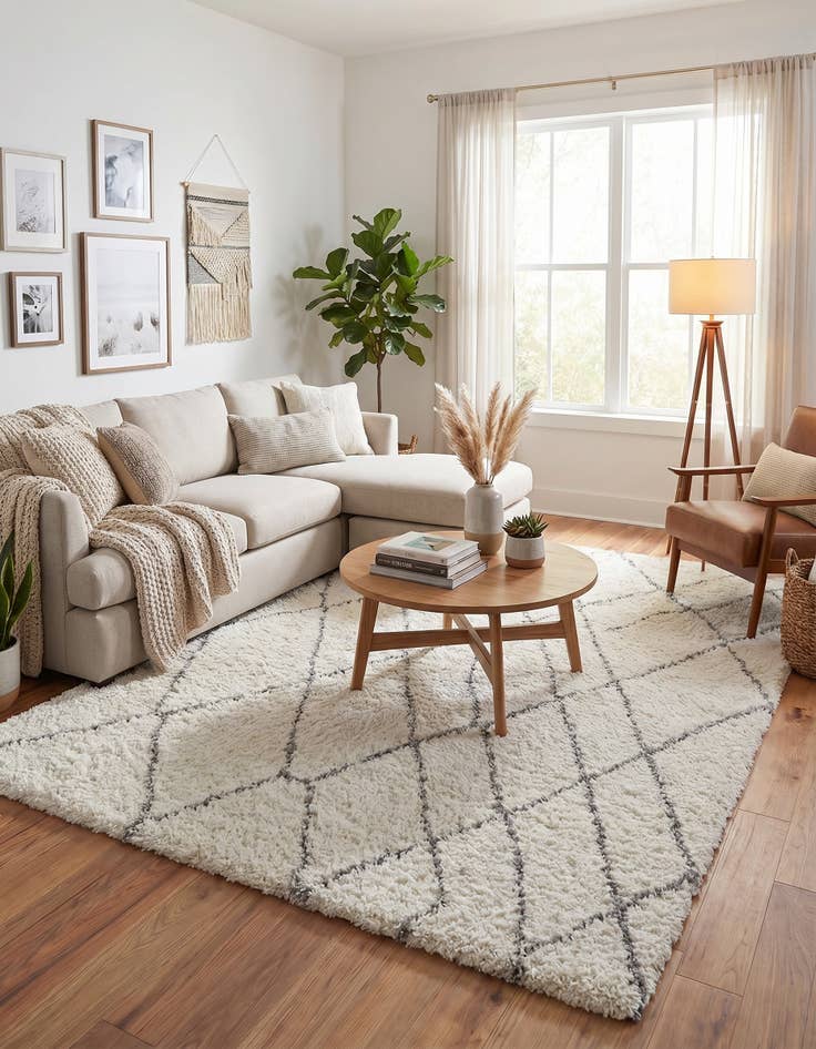 Detail image of 7' 10 x 10' Soft Touch Shag Rug