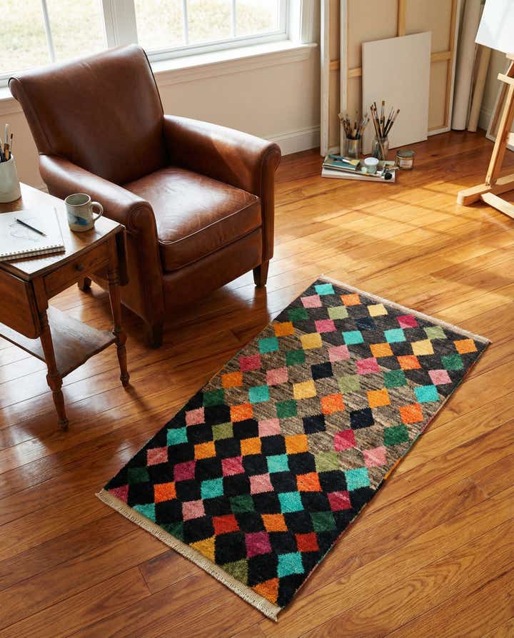 2' 9 x 4' 2 Hand Knotted Balouch Wool Rug