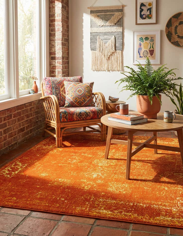 Detail image of 6' x 6' Monte Carlo Square Rug