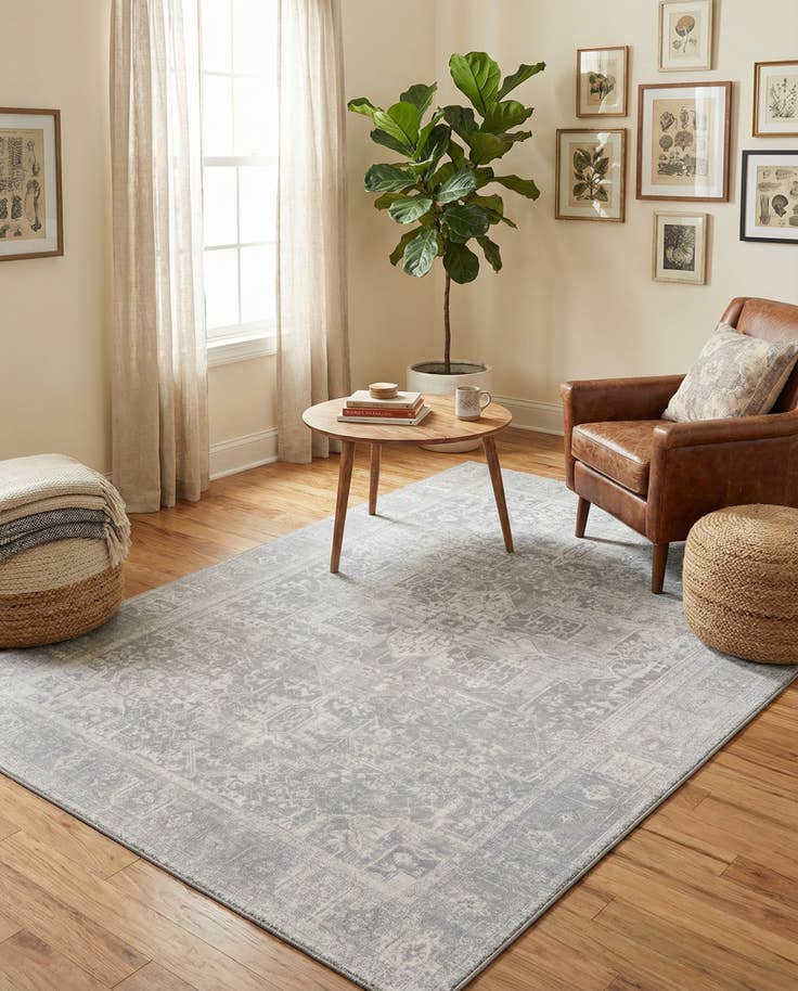 Detail image of 5' x 8' Washable Timeless Rug