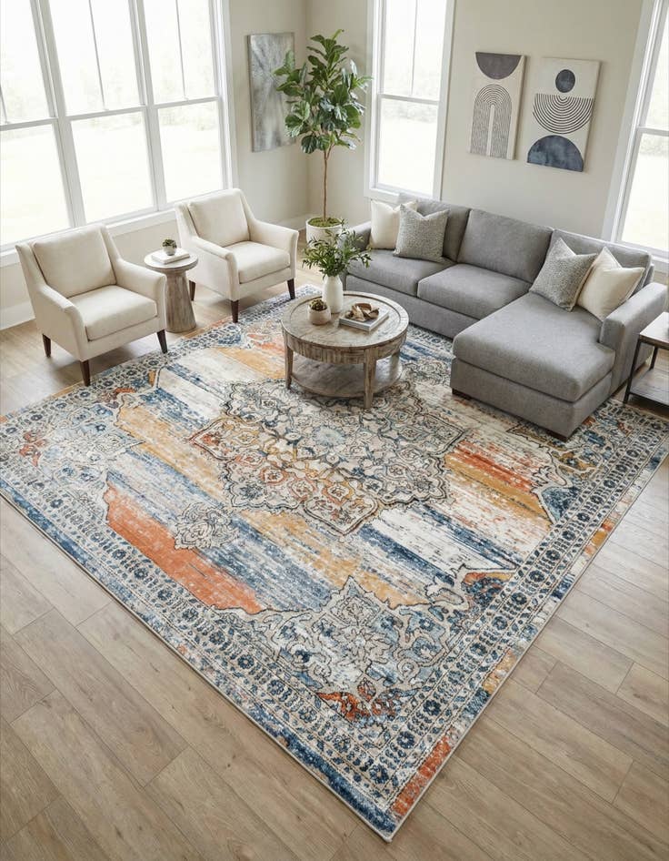 Detail image of 10' x 10' Nyla Square Rug